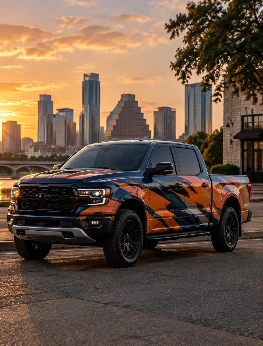 Pickup Truck Fleet Wrap