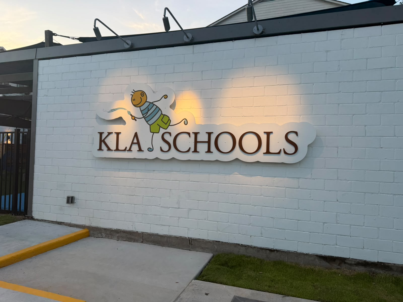 3D Exterior Wall Sign — KLA Schools